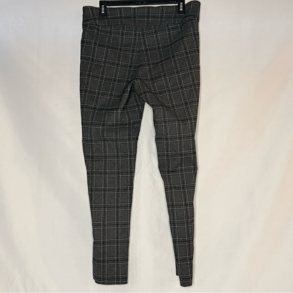 Zac & Rachel Gray Check Ponte Leggings | Size 14 | EUC - Picture 3 of 4